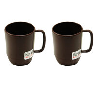 Combo 2 Cốc nhựa uống nước Inomata cao cấp - Nâu nội địa Nhật Bản - 2 cái