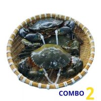 Combo 2 Con Cua Thịt Cà Mau 300-400G/Con