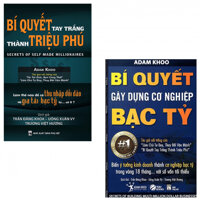 Combo 2 cuốn Bí Quyết Gây Dựng Cơ Nghiệp Bạc Tỷ, Bí Quyết Tay Trắng Thành Triệu Phú tặng kèm 2 bút bi và 1 tẩy hình con vật