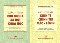 Combo 2 cuốn Giáo Trình Chủ Nghĩa Xã Hội Khoa Học  Giáo Trình Kinh Tế Chính Trị Mác  Lênin Dành Cho Bậc Đại Học HỆ CHUYÊN Lý Luận Chính Trị
