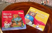 Combo 2 cuốn NGÀY ĐẦU ĐẾN TRƯỜNG in màu toàn bộ BORIS GIẢI CỨU BUỔI BIỂU DIÊN - BORIS BỊ THỦY ĐẬU - Carrie Weston, Tim Warnes  Nhã Nam  bìa mềm