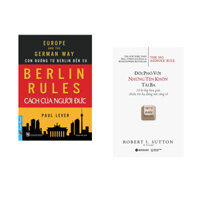 Combo 2 cuốn sách Berlin Rules - Cách Của Người Đức  Đối Phó Với Những Tên Khốn Tài Ba