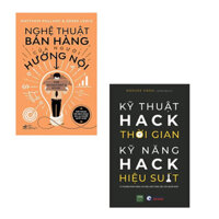 Combo 2 cuốn Sách Kĩ Năng Làm Việc  Kĩ Thuật Hack Thời Gian, Kĩ Năng Hack Hiệu Suất   Nghệ Thuật Bán Hàng Của Người Hướng Nội