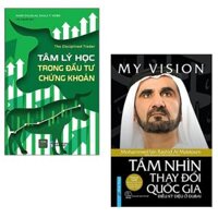 Combo 2 cuốn sách Quản Trị - Lãnh Đạo  Tầm Nhìn Thay Đổi Quốc Gia Tái Bản  Tâm Lý Học Trong Đầu Tư Chứng Khoán