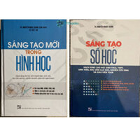 Combo 2 cuốn Sách Sáng tạo mới trong hình học + Sáng tạo số học - Dùng cho học sinh THCS, THPT, SINH VIÊN, HỌC VIÊN CAO