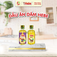 Combo 2 Dầu Ăn Dặm Hebe - Dầu Hạt Lanh - Dầu Macca nguyên chất chiết xuất tự nhiên 50ml