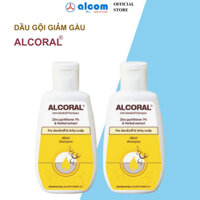 Combo 2 Dầu Gội Giảm Gàu Gamm Alcoral 60ml - Sạch Gàu, Giảm Ngứa Da Đầu