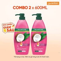 Combo 2 Dầu Gội Kèm Dầu Xả Dưỡng Ẩm Palmolive 600ml