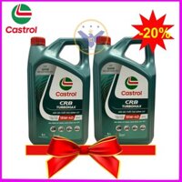COMBO 2 Dầu nhớt ô tô Castrol CRB Turbomax 15W-40 can 5L API CI-4