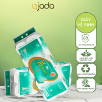 (Combo 2 dây) Giấy vệ sinh HÀ NỘI SILK 3 lớp Xanh Không Lõi Cao Cấp (Tặng Khăn giấy rút lụa Hà Nội 150 tờ)