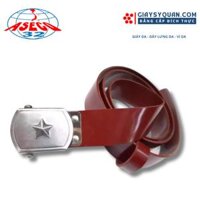 Combo 2 Dây Lưng Lính Nâu Đỏ Chất Liệu Nhựa Dẻo Cao Cấp Kiểu Khóa Lăn Tiện Lợi