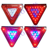 COMBO 2 đèn led tam giác có tai 15x15x15 trang trí ô tô. Điện 12v và 24v dùng chung