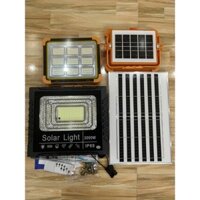 COMBO 2 ĐÈN NĂNG LƯỢNG MẶT TRỜI GỒM : 1 Đèn Pha Năng Lượng 3000W và 1 Đèn Xách Tay 9 KHOANG Năng Lượng -Siêu Sáng...