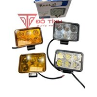 COMBO 2 Đèn trợ sáng ô tô. Đèn LED 6 bóng (1đôi). đèn phá sương