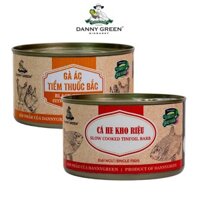 [Combo 2 Đồ Hộp] Gà Ác Tiềm Thuốc Bắc & Cá He Kho Riệu - Đại Ngư DannyGreen