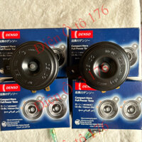 COMBO 2 đôi còi đĩa Denso gắn ô tô- xe máy. Cắm như zin. Còi đĩa chính hãng. Điện 12v và 24v