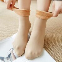 ComBo 2 Đôi Tất Nữ Lót Lông Tuyết Siêu Ấm Áp - Da