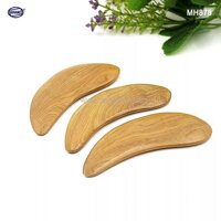 COMBO 2 Dụng cụ cạo gió mát xa LÀM MỊN DA MẶT bằng gỗ Bách Xanh MH878 - Có mùi thơm dịu - Lưu thông khí huyết