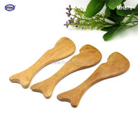 COMBO 2 Dụng Cụ chuyên dụng Mát xa ngón tay, cạo gió ấn huyệt bằng Gỗ Bách Xanh hình cá mập MH876 Chăm sóc sức khỏe