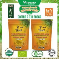 (Combo 2) Đường Thốt Nốt Hữu Cơ Thnot Confirel 500gr - Nguyên liệu tự nhiên an toàn từ Xứ Sở Chùa Tháp Campuchia