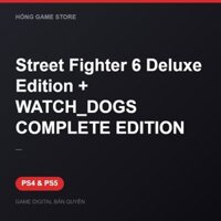 COMBO 2 GAME – Street Fighter 6 Deluxe Edition, WATCH_DOGS COMPLETE EDITION (PS4/PS5) [DIGITAL]