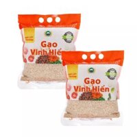 Combo 2 Gạo lứt VietGAP Vinh Hiển túi 2kg x 2