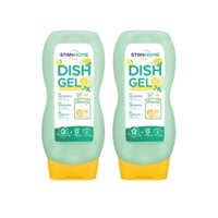 Combo 2 Gel rửa bát chuyên dụng cho máy rửa bát hương Chanh Bạc Hà All in One Stanhome DISH GEL 720ml/chai