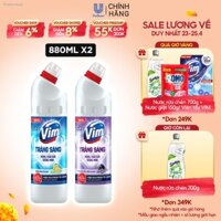 Combo 2 Gel Tẩy Rửa Vim Trắng Sáng 870ml/Chai