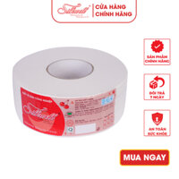 Combo 2 Giấy vệ sinh cuộn lớn Silkwell 700g, cuộn vệ sinh công nghiệp có lõi mềm mịn hàng chính hãng