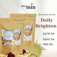 Combo 2 gói 500g Bột tắm thảo mộc MỊN Daily Brighten làm sạch da, sáng da, trắng da, tắm hàng ngày handmade