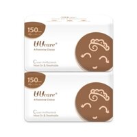 Combo 2 gói Băng vệ sinh ban ngày UUcare Crown Antibacterial 15  cm ( 40 miếng/ gói).