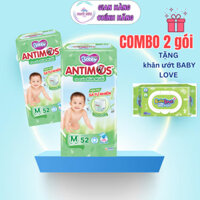 COMBO 2 gói Bỉm Bobby Quần Xua Muỗi Antimos , Hương sả tự nhiên, bye muỗi 8h Tặng 1 gói khăn ướt