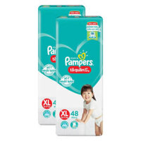 Combo 2 gói Bỉm tã quần Pampers giữ dáng size XL 48 miếng (12-17kg)