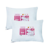 Combo 2 Gối Bông Ép Hometex 40x60cm - Ruột Gối Đầu Hometex Bông Ép Hơi - Ruột Gối Nằm Hometex
