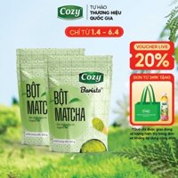 Combo 2 Gói Bột Matcha Cozy Trà Xanh Hữu Cơ Nguyên Chất Công Nghệ Nghiền Nhật Bản Giữ Trọn Hương Vị