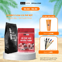Combo 2 gói Cà phê bột Milano loại cà phê Đá 3 Sành Điệu & Sữa Huyền Thoại 250g
