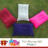 Combo 2 Gối hơi Vuông Tặng Túi Mỹ Phẩm