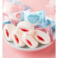 Combo 2 gói kẹo Marshmallow hương dâu Bibizan