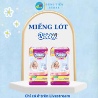 Combo 2 gói Miếng lót sơ sinh Bobby NB1/NB2 êm mềm khô thoáng Dũng Tiến Store