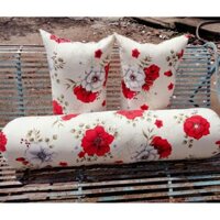 combo 2 gối nằm 40x60+ 1 ôm 35*100 bông gòn tự nhiên