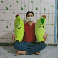 COMBO 2 GỐI ÔM TRÁI CHUỐI SIZE LỚN 50CM