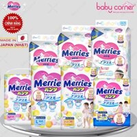 [Combo 2 Gói] Tã Dán/ Tã Quần Merries Nhật Bản NB90, S82, M64, M58, L54, L44, L56, XL44, XL38, XL50, XXL 26, XXL32