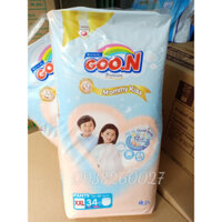 Combo 2 Gói Tã Quần Goon cao cấp Mommy Kiss L44/XL40/XXL34 miếng