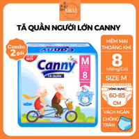 Combo 2 Gói Tã Quần người lớn Canny M8/L7/XL7 thấm hút cao, mềm mại