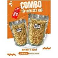 COMBO 2 gói tép biển sấy khô LOẠI 1 200g x 2 ( Không sạn cát ) HỒNG PHÚC SEAFOOD