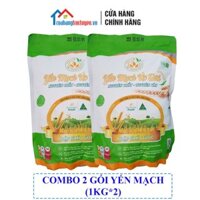 Combo 2 gói yến mạch úc tươi kèm thực đơn giảm cân, ăn dặm cho bé (date mới)