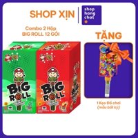[COMBO 2 HỘP 12 GÓI] Snack Rong Biển TaoKaeNoi BIG ROLL 3G Ăn Vặt Giòn Tan Nhập Khẩu Thái Lan