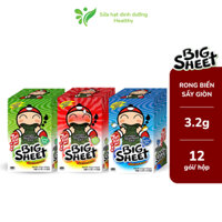 [Combo 2 hộp 12 gói] Snack Rong Biển Taokaenoi BIG SHEET Thái Lan Nhiều Vị Nhập Khẩu Thái Lan Chính Hãng Ăn Vặt Giòn