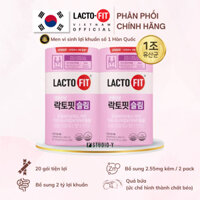 Combo 2 Hộp 60 gói Men vi sinh LACTO-FIT SLIM Hàn Quốc hỗ trợ giảm cân (60 gói x 2g)