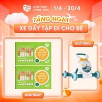 Combo 2 Hộp 7 gói cháo gạo sữa mix hạt Step 2 Mămmy nấu cháo bổ sung dinh dưỡng cho bé từ 8 tháng